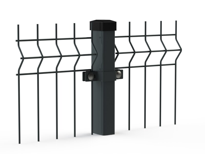 3D plotový panel antracit hrúbka 4 mm výška 153 cm